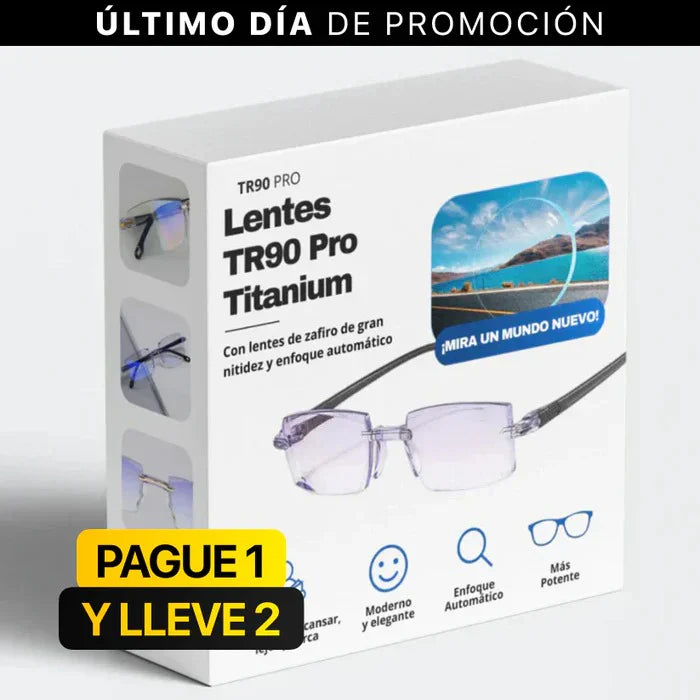 Gafas Titanium TR90 (Unisex) - [COMPRE 1 Y RECIBA 2]