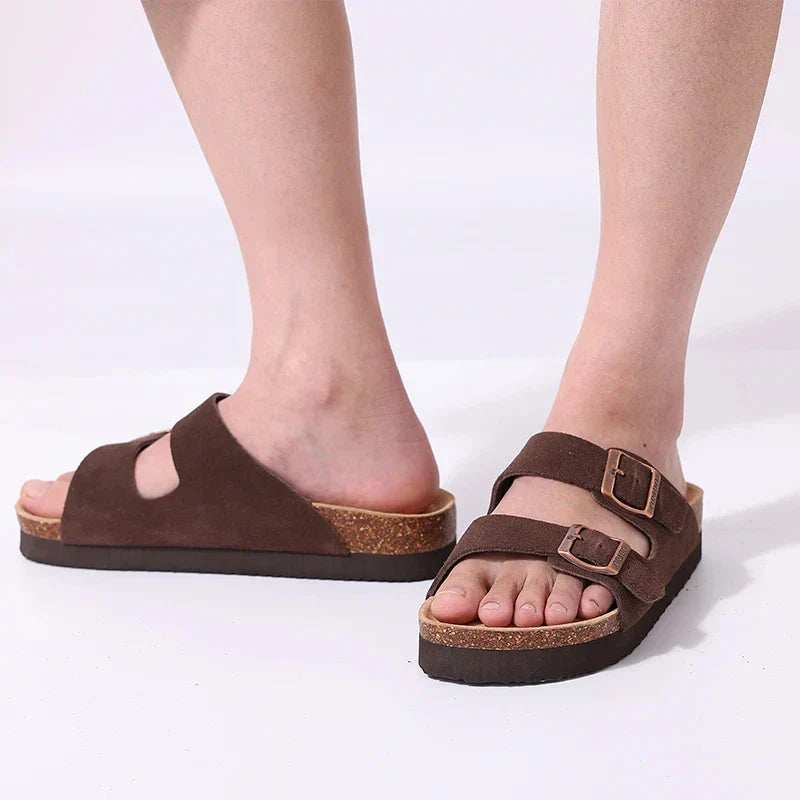 Вігkеп UrbanCork Siena — Double Strap Cork Sandal