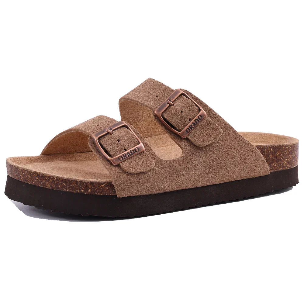 Вігkеп UrbanCork Siena — Double Strap Cork Sandal