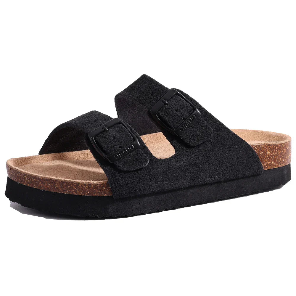 Вігkеп UrbanCork Siena — Double Strap Cork Sandal