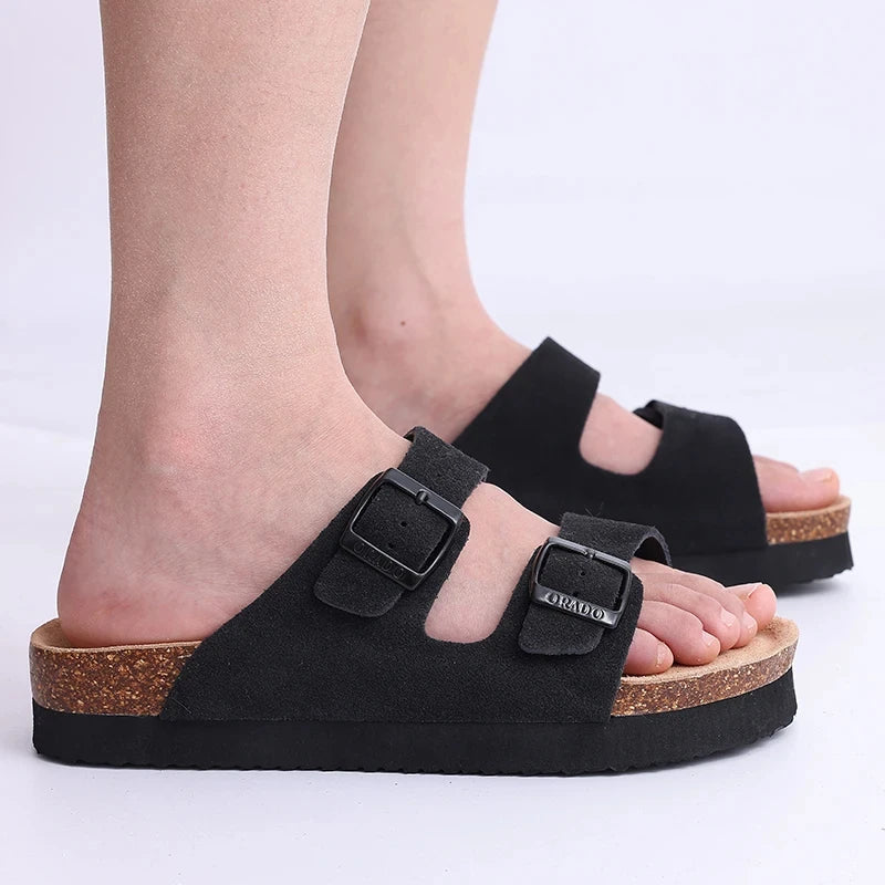 Вігkеп UrbanCork Siena — Double Strap Cork Sandal